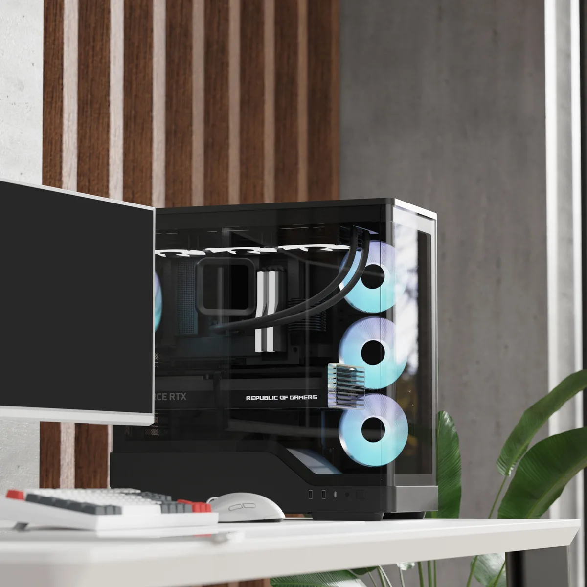 Aerocool P500A Mid Tower Case - Black 4