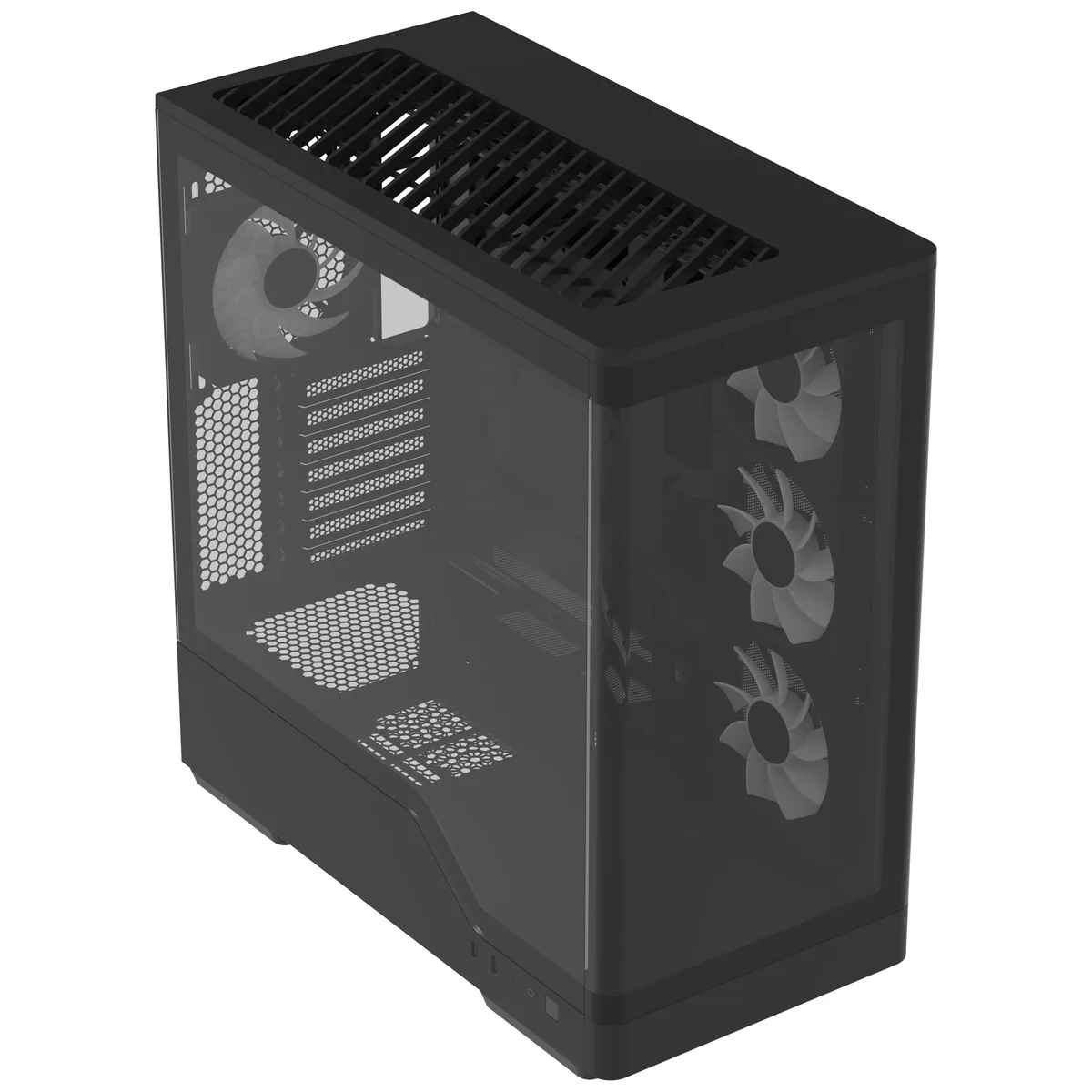 Aerocool P500A Mid Tower Case - Black 6