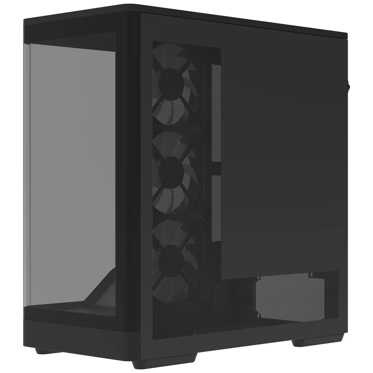 Aerocool P500A Mid Tower Case - Black 7