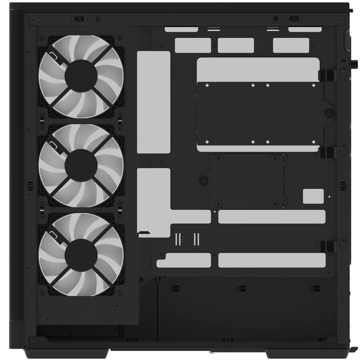 Aerocool P500A Mid Tower Case - Black 10