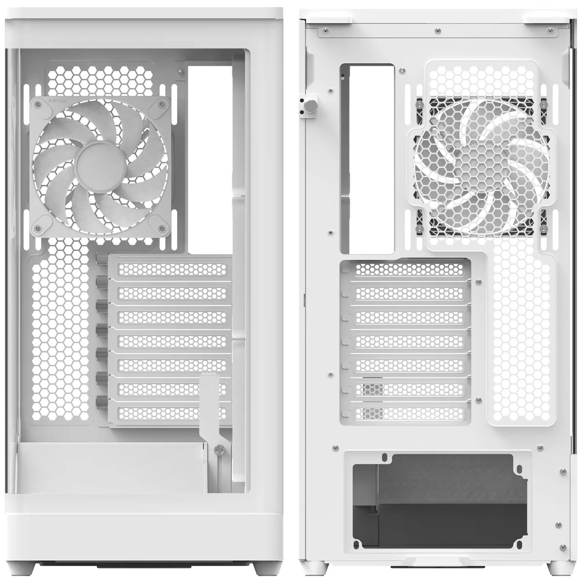 Aerocool P500A Mid Tower Case - White 11
