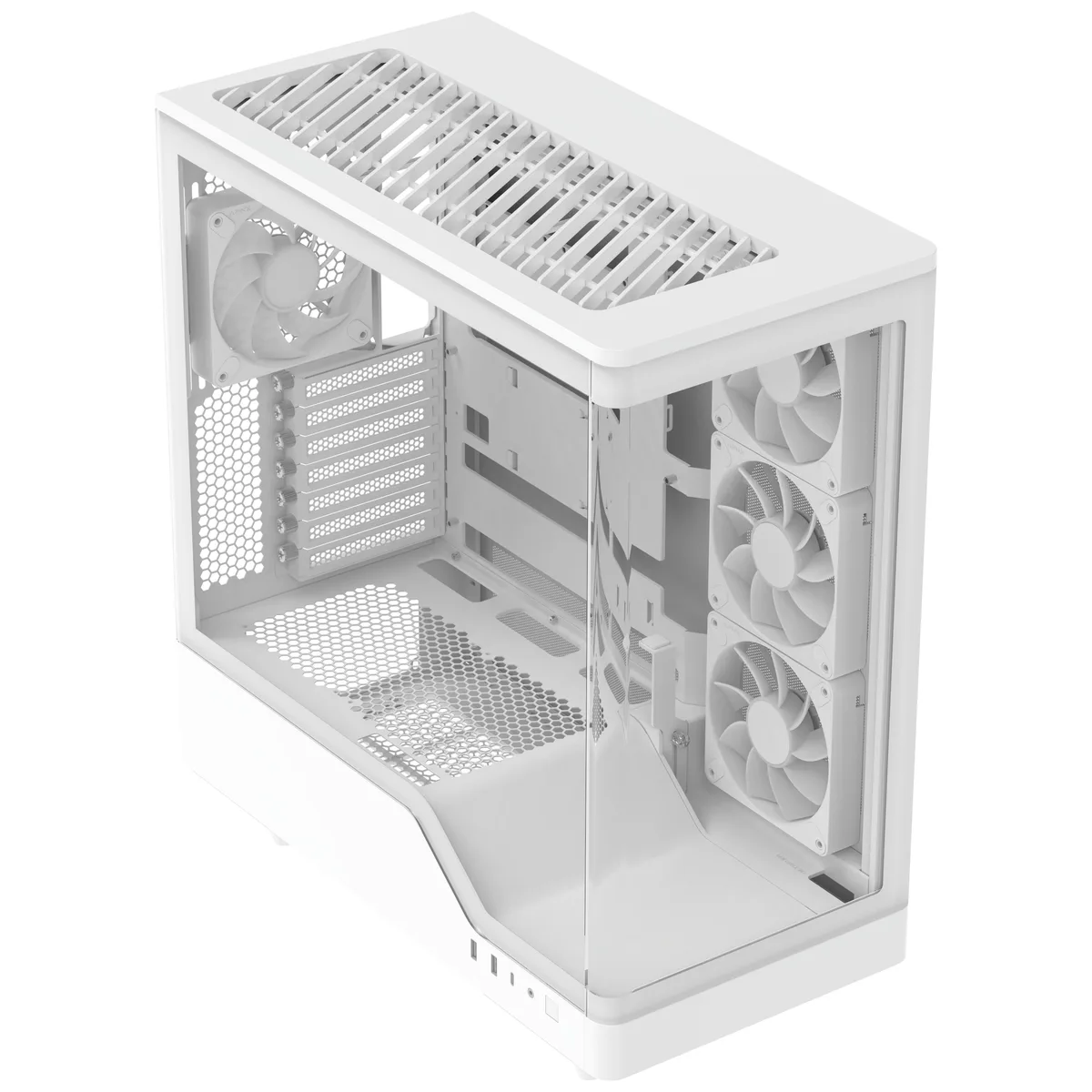 Aerocool P500A Mid Tower Case - White 6