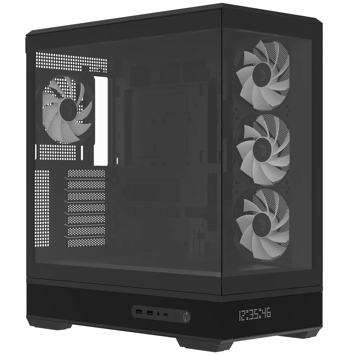 Aerocool P500B Mid Tower Case - Black 3