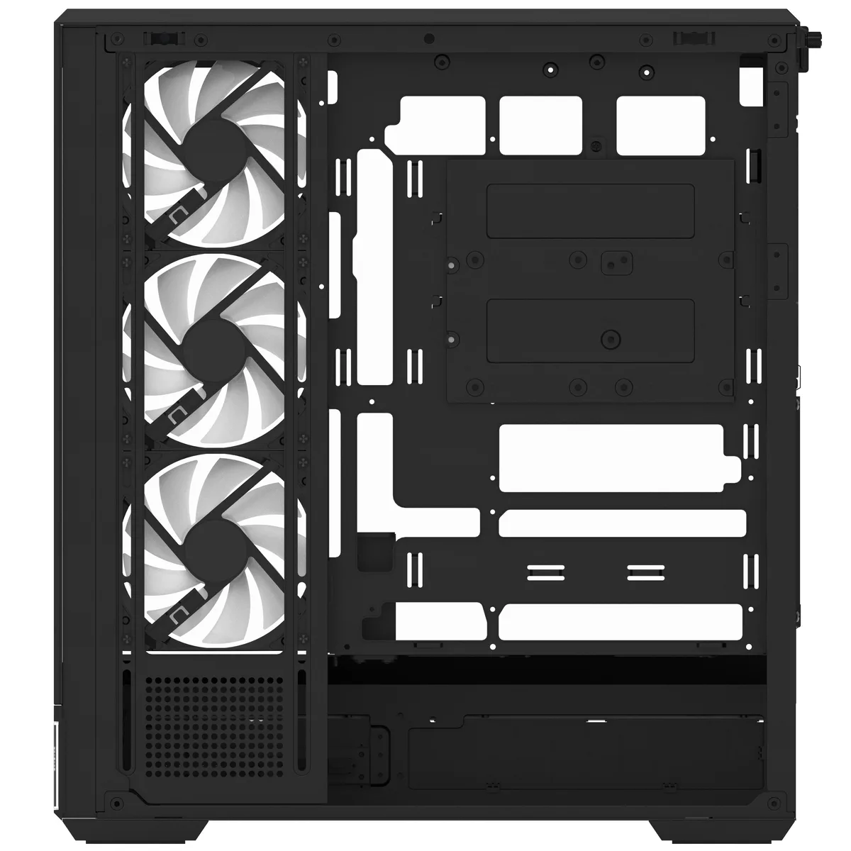 Aerocool P500B Mid Tower Case - Black 8