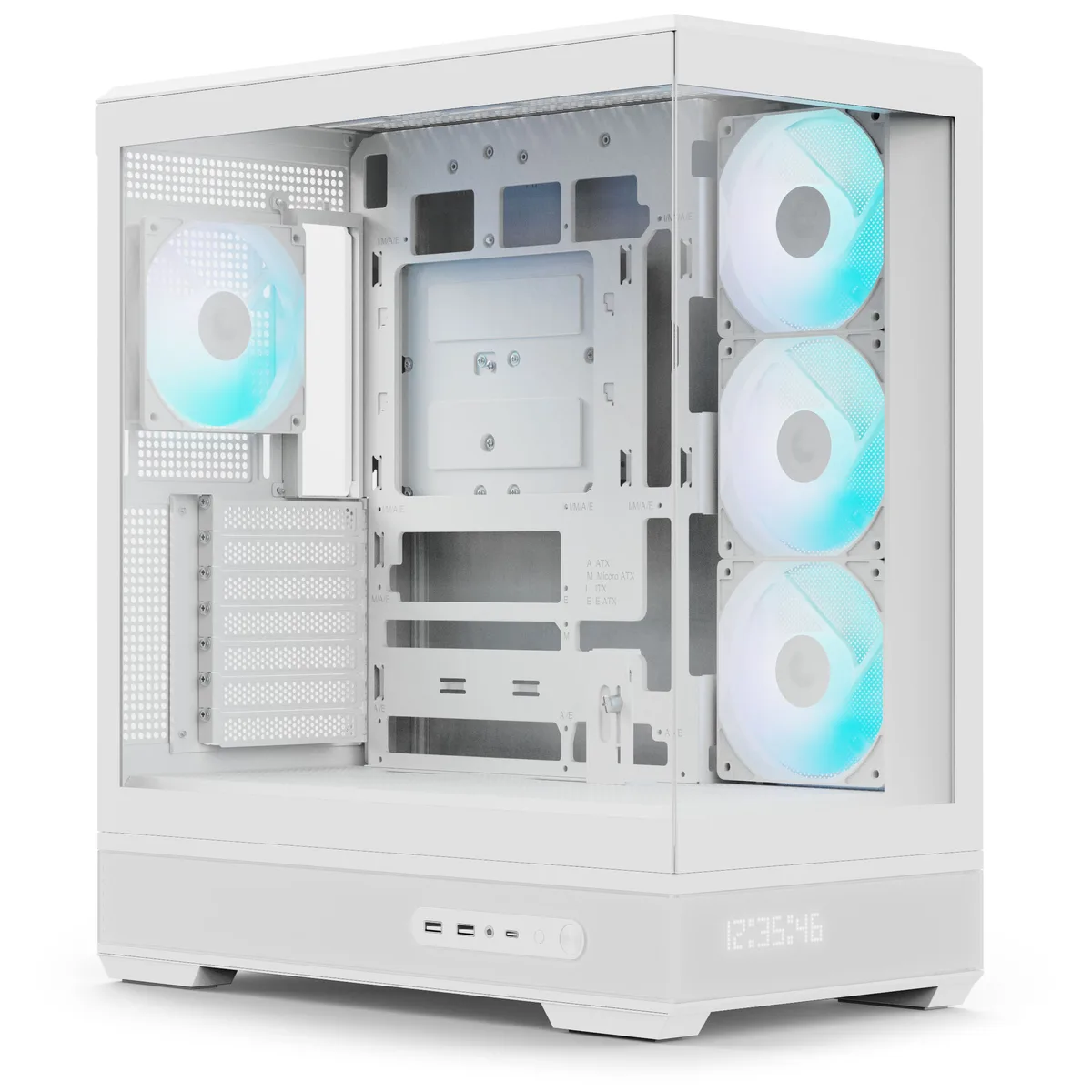 Aerocool P500B Mid Tower Case - White