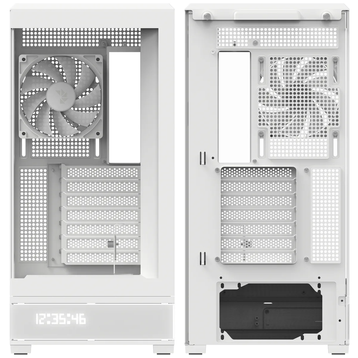 Aerocool P500B Mid Tower Case - White 9