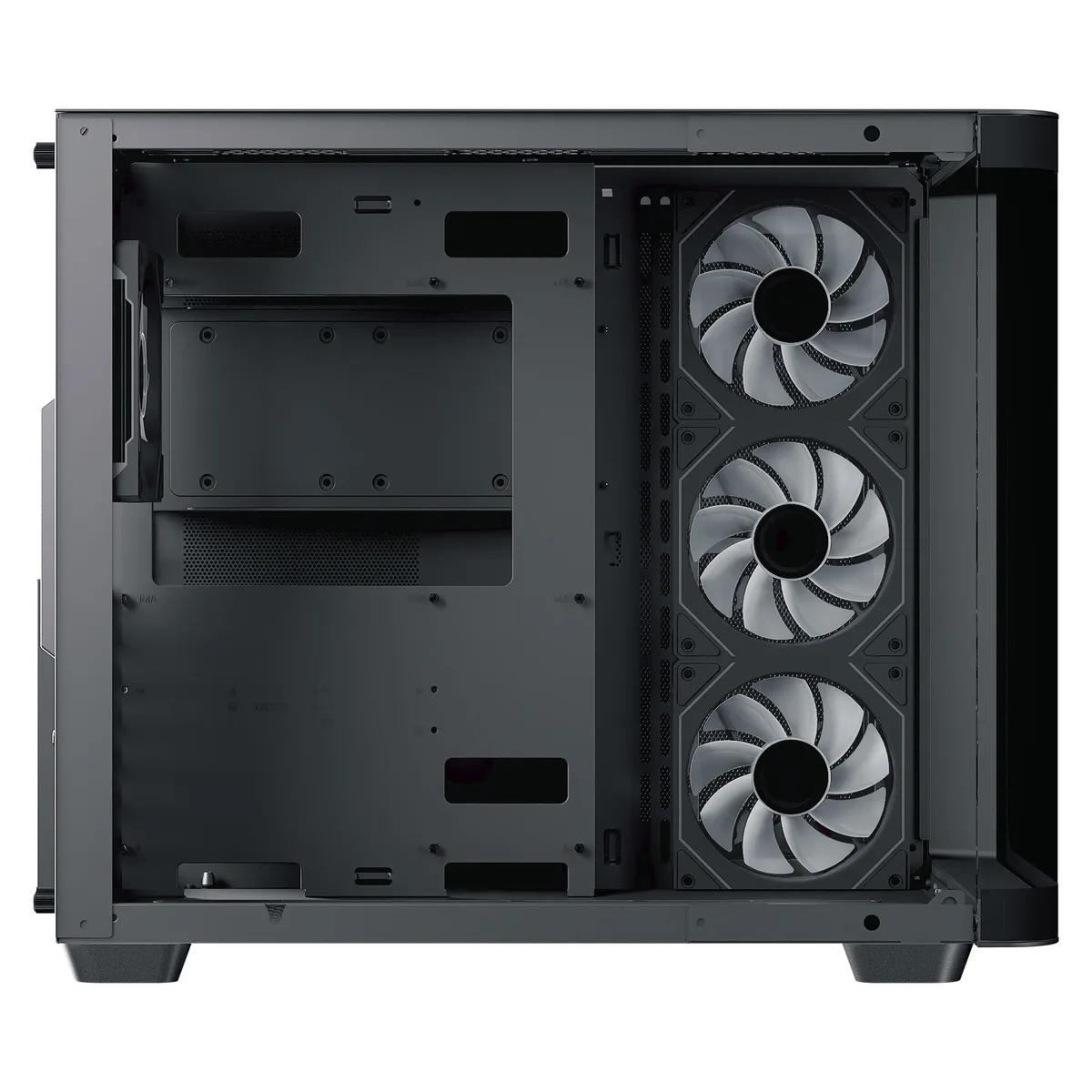 Aerocool P500C Mid Tower Case - Black 4