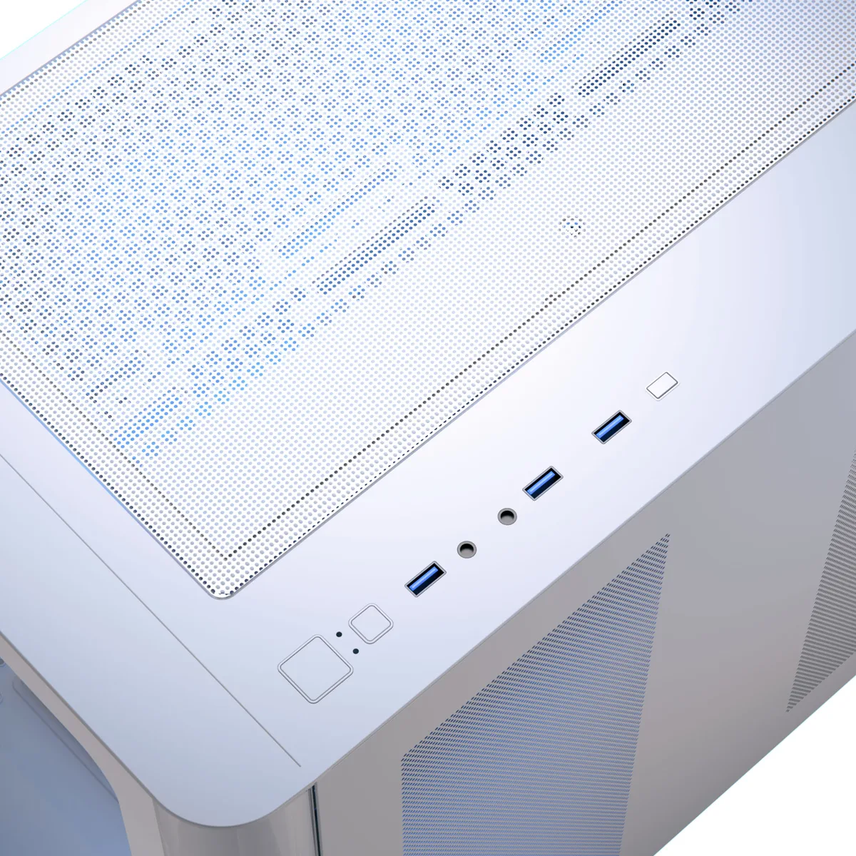 Aerocool P500C Mid Tower Case - White 5