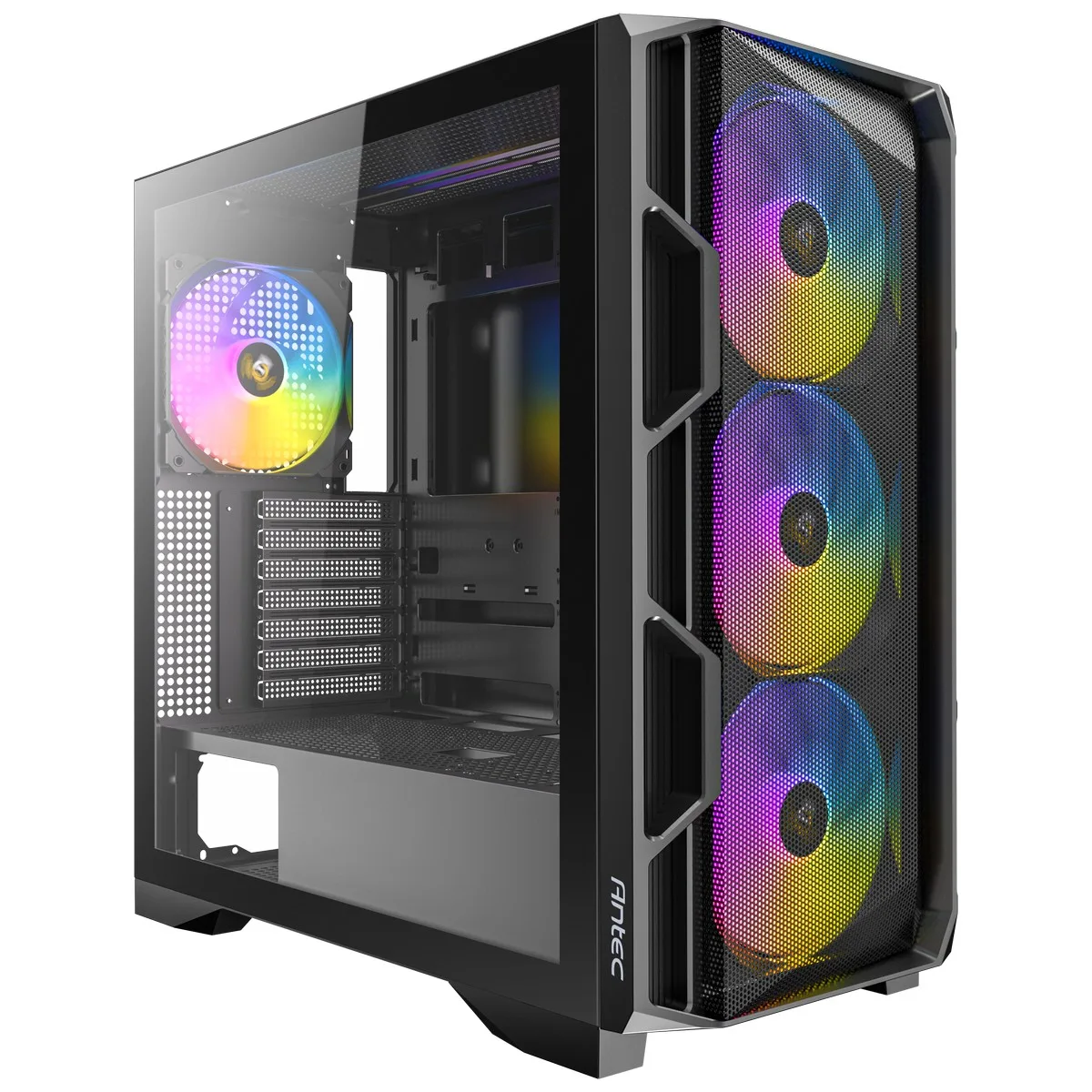 Antec AX-1000 ARGB Mid Tower Mesh Airflow Case - Black 6