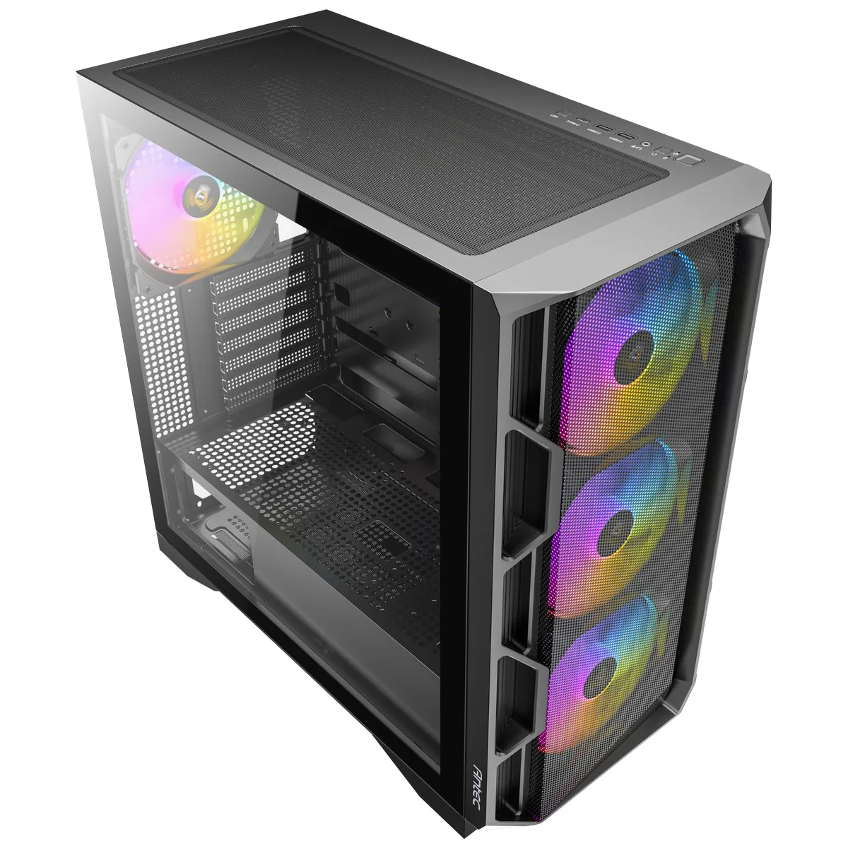 Antec AX-1000 ARGB Mid Tower Mesh Airflow Case - Black 10