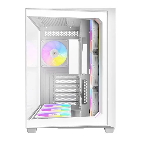 Antec C5 ARGB Mid Tower Tempered Glass PC Gaming Case White 3