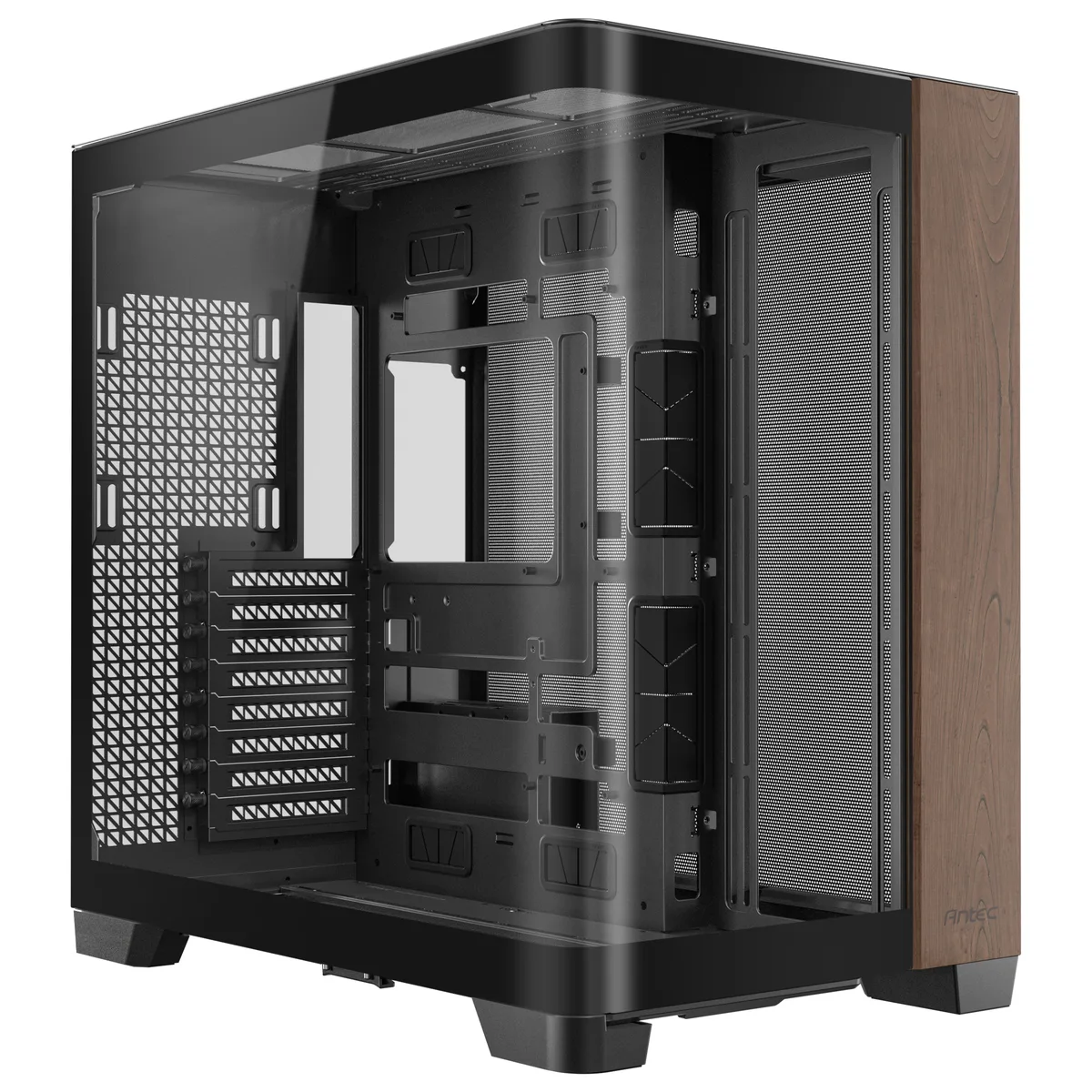 Antec C8 Curve Wood Full Tower Tempered Glass PC Gaming Case Black 11