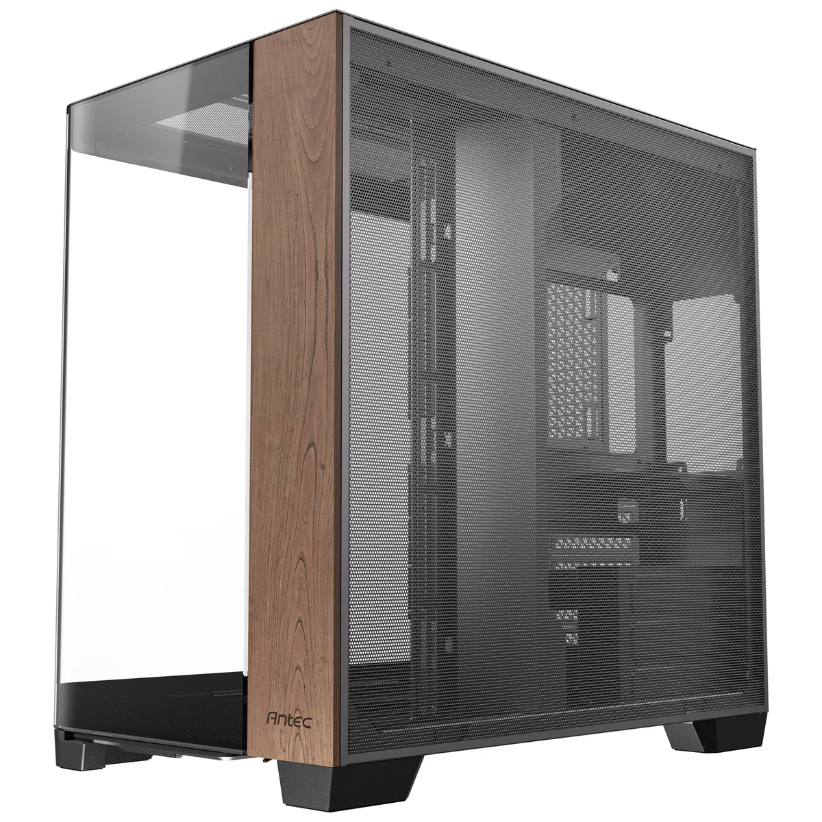 Antec C8 Curve Wood Full Tower Tempered Glass PC Gaming Case Black 3