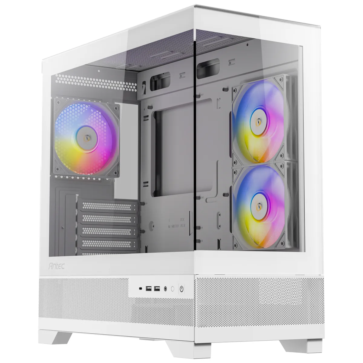 Antec CX500M ARGB M-ATX Mini Tower - White