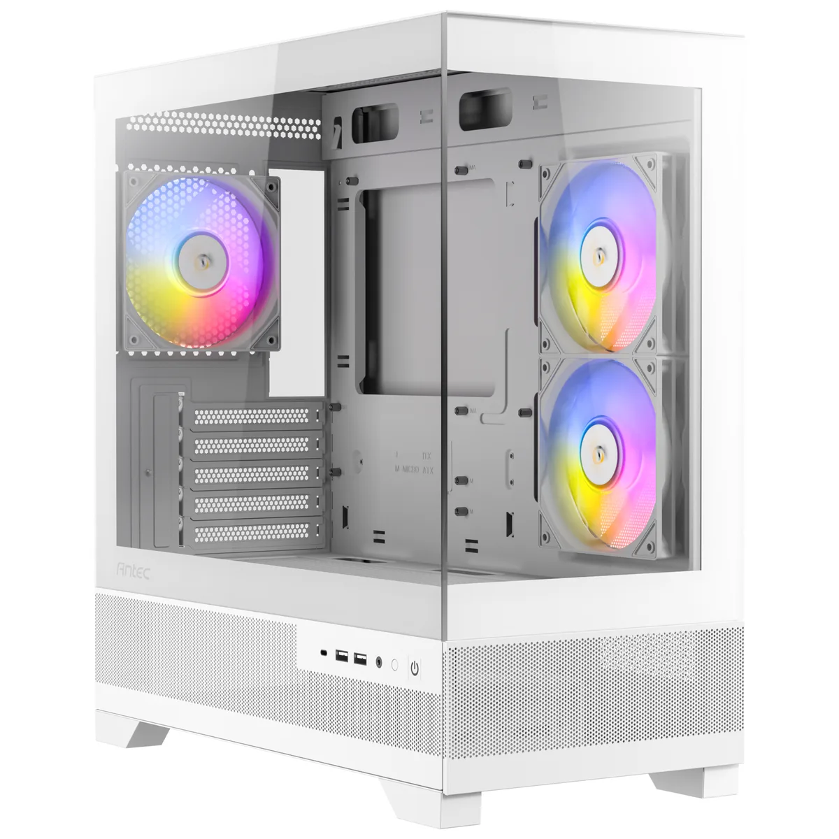 Antec CX500M ARGB M-ATX Mini Tower - White 6
