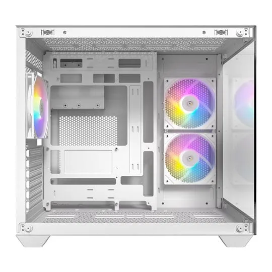 Antec CX800 ARGB ATX Mid Tower Tempered Glass White PC Gaming Case 2