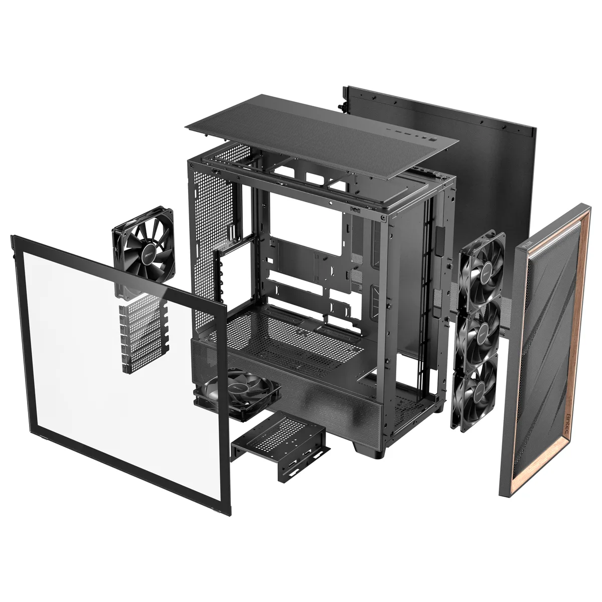 Antec Flux Mid Tower Case - Black 20