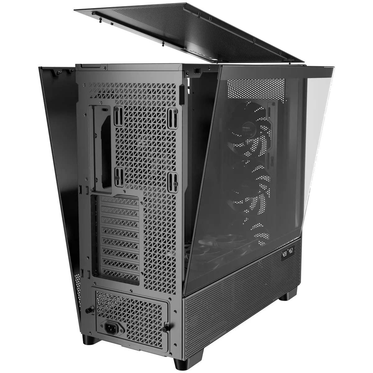 Antec Flux PRO Full Tower Tempered Glass Black/Wood PC Gaming Case 20