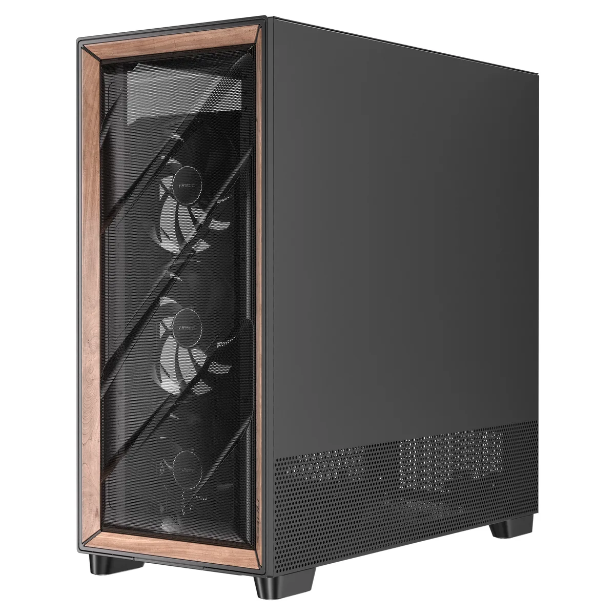 Antec Flux PRO Full Tower Tempered Glass Black/Wood PC Gaming Case 7