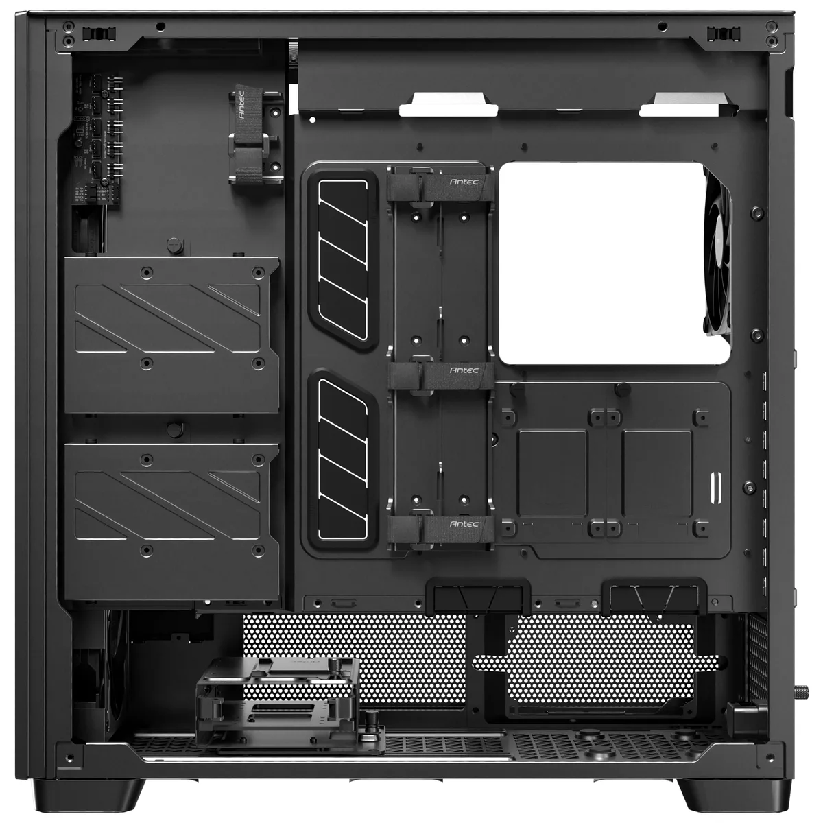 Antec Flux PRO Full Tower Tempered Glass Black/Wood PC Gaming Case 8