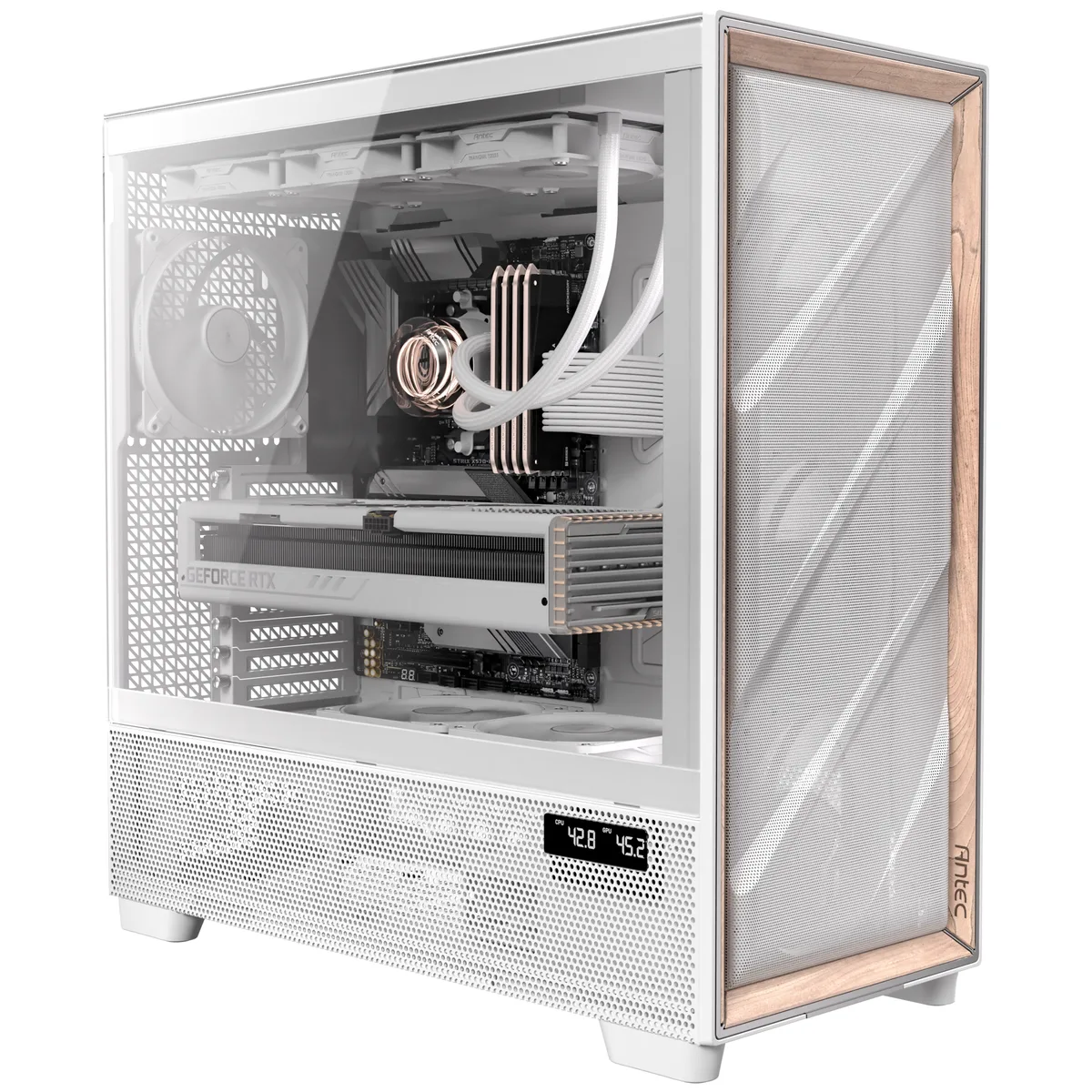 Antec Flux PRO Full Tower Case - White 11