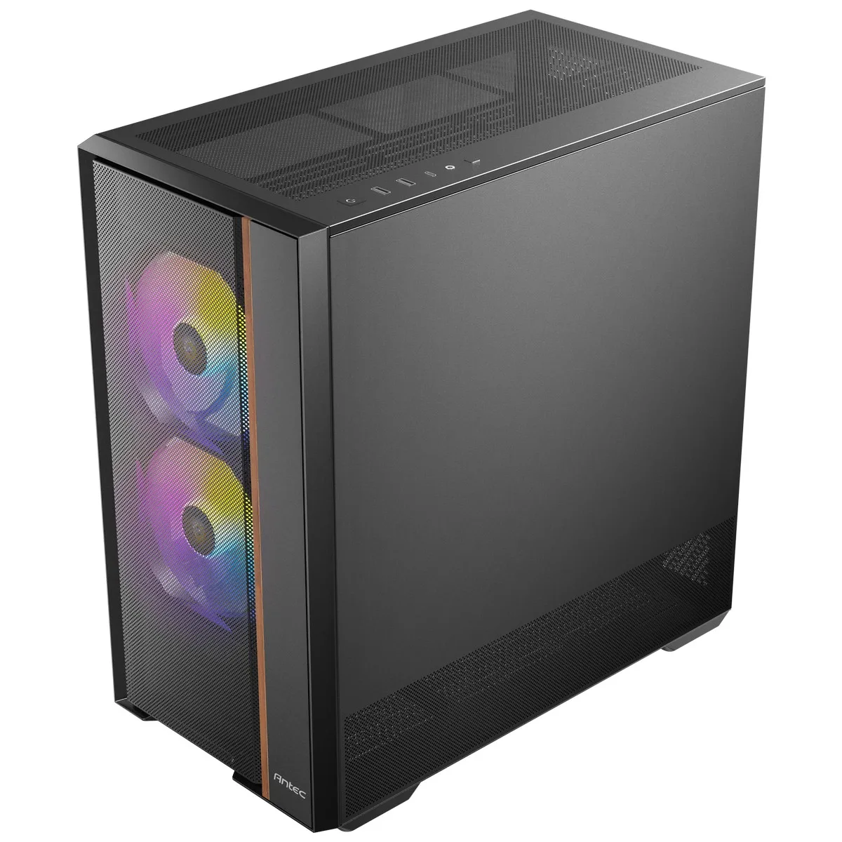 Antec Flux Rear High Airflow ATX Mid Tower Case - Black 14