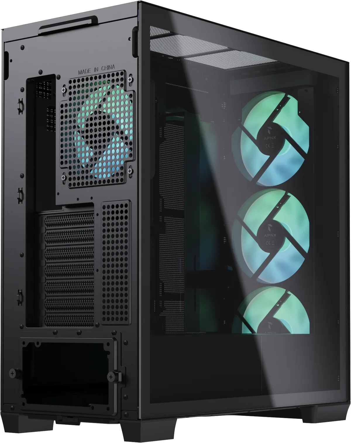 APNX Creator C1 Black Mid Tower Case 3