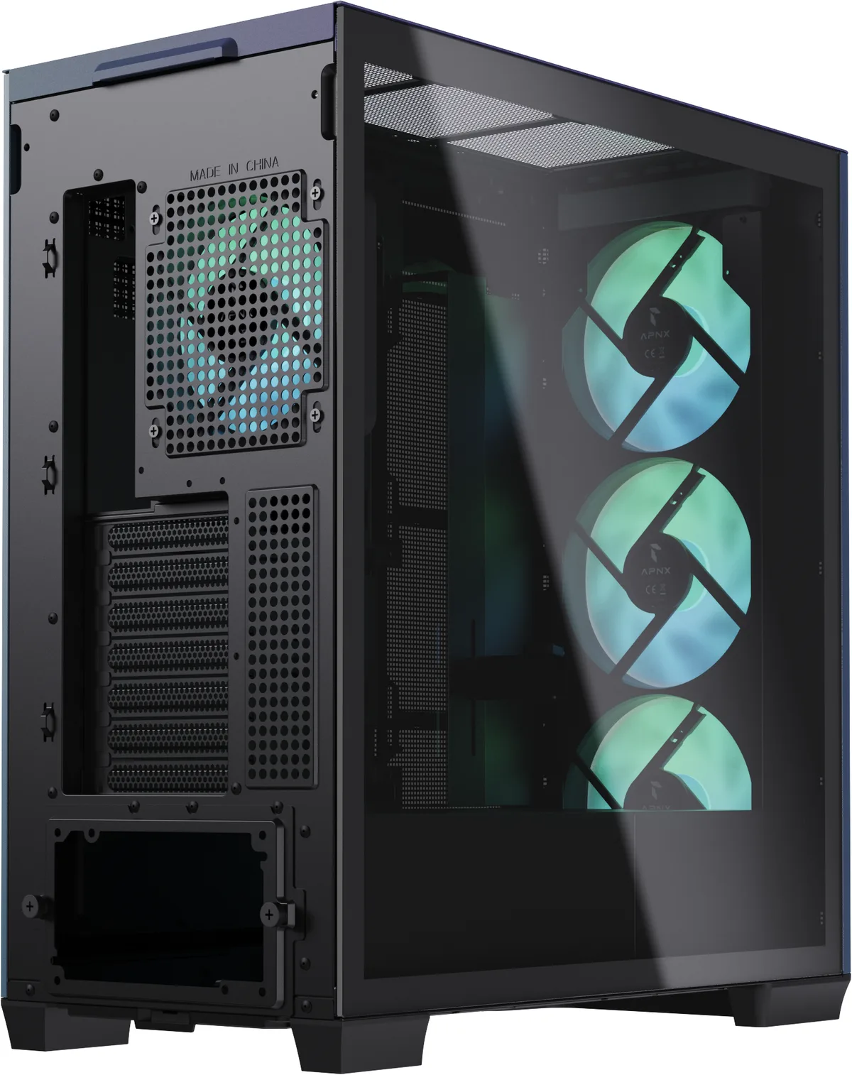 APNX Creator C1 ChromaFlair Mid Tower Case 2