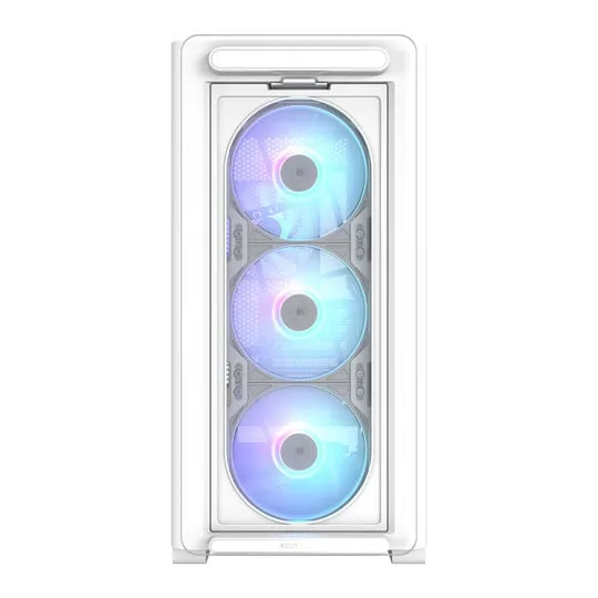 ASUS A23 PLUS MicroATX ARGB White Gaming Case 3