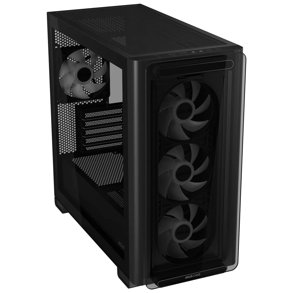 Asus A23 PLUS TG ARGB M-ATX Case - Black 2