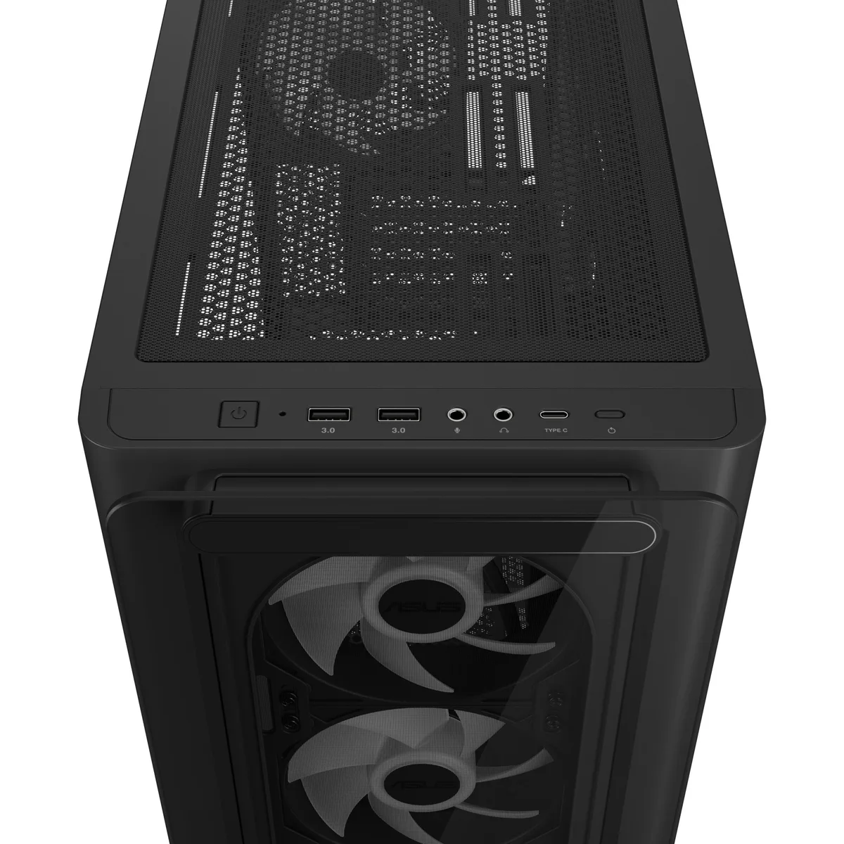 Asus A23 PLUS TG ARGB M-ATX Case - Black 5