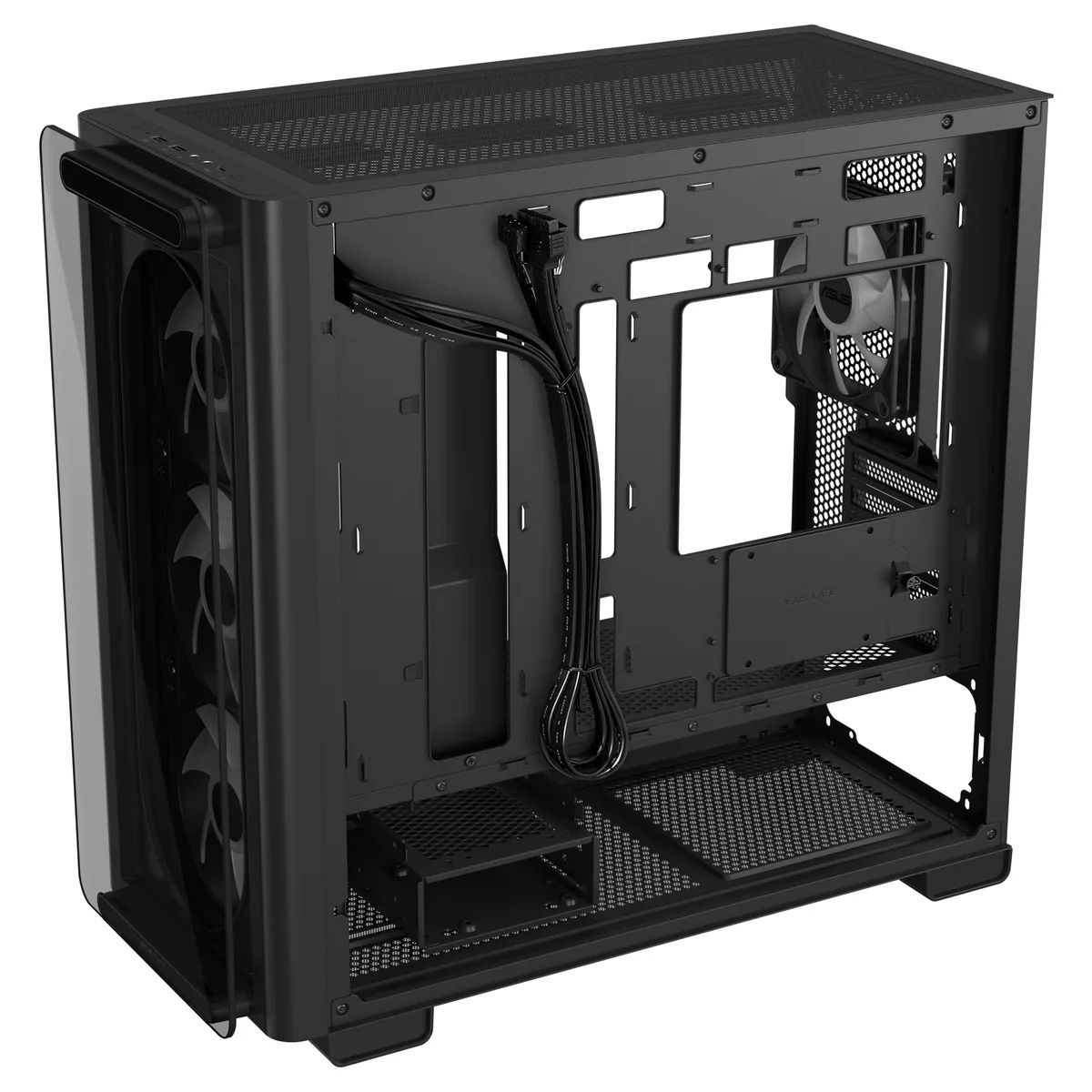 Asus A23 PLUS TG ARGB M-ATX Case - Black 7