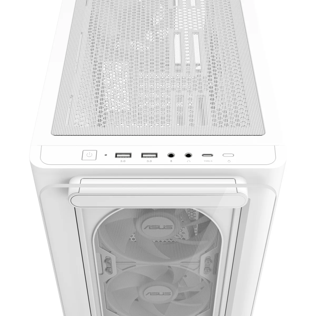 Asus A23 PLUS TG ARGB M-ATX Case - White 5