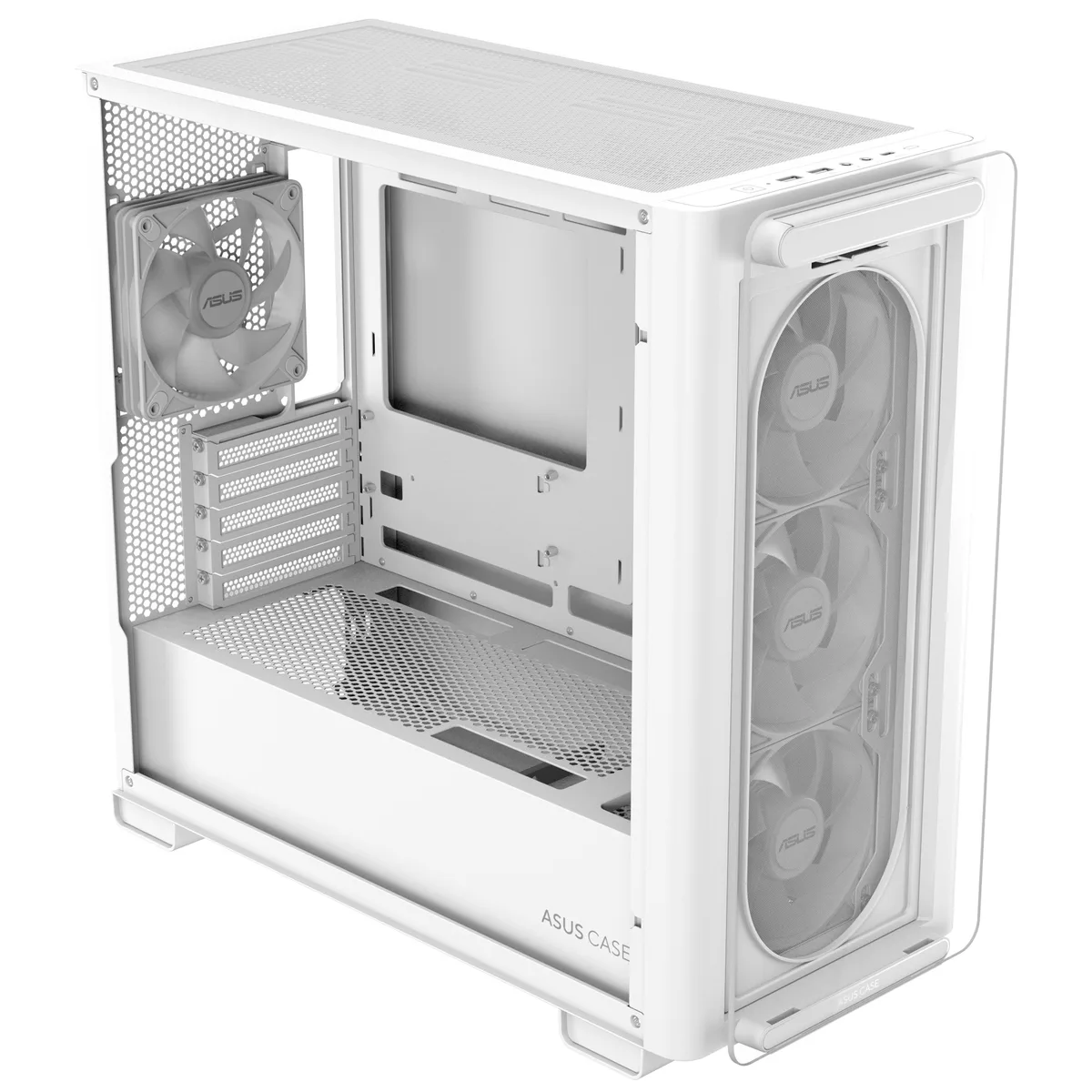 Asus A23 PLUS TG ARGB M-ATX Case - White 6