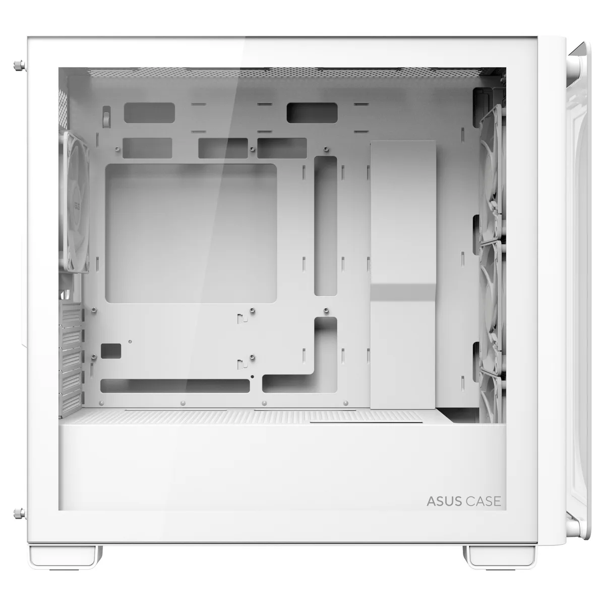 Asus A23 PLUS TG ARGB M-ATX Case - White 8