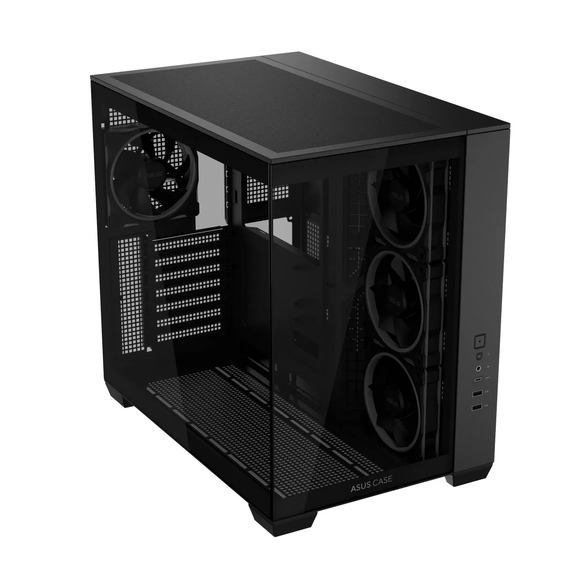 Asus A32 Plus ARGB Dual-Chamber Gaming Case - Black 3
