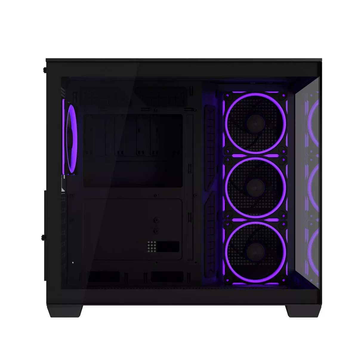 Asus A32 Plus ARGB Dual-Chamber Gaming Case - Black 7