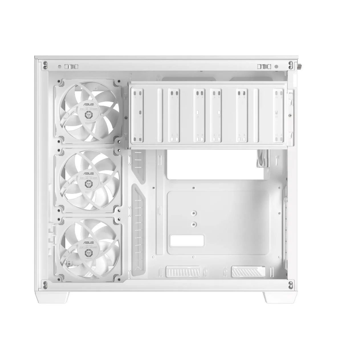 Asus A32 Plus ARGB Dual-Chamber Gaming Case - White 11