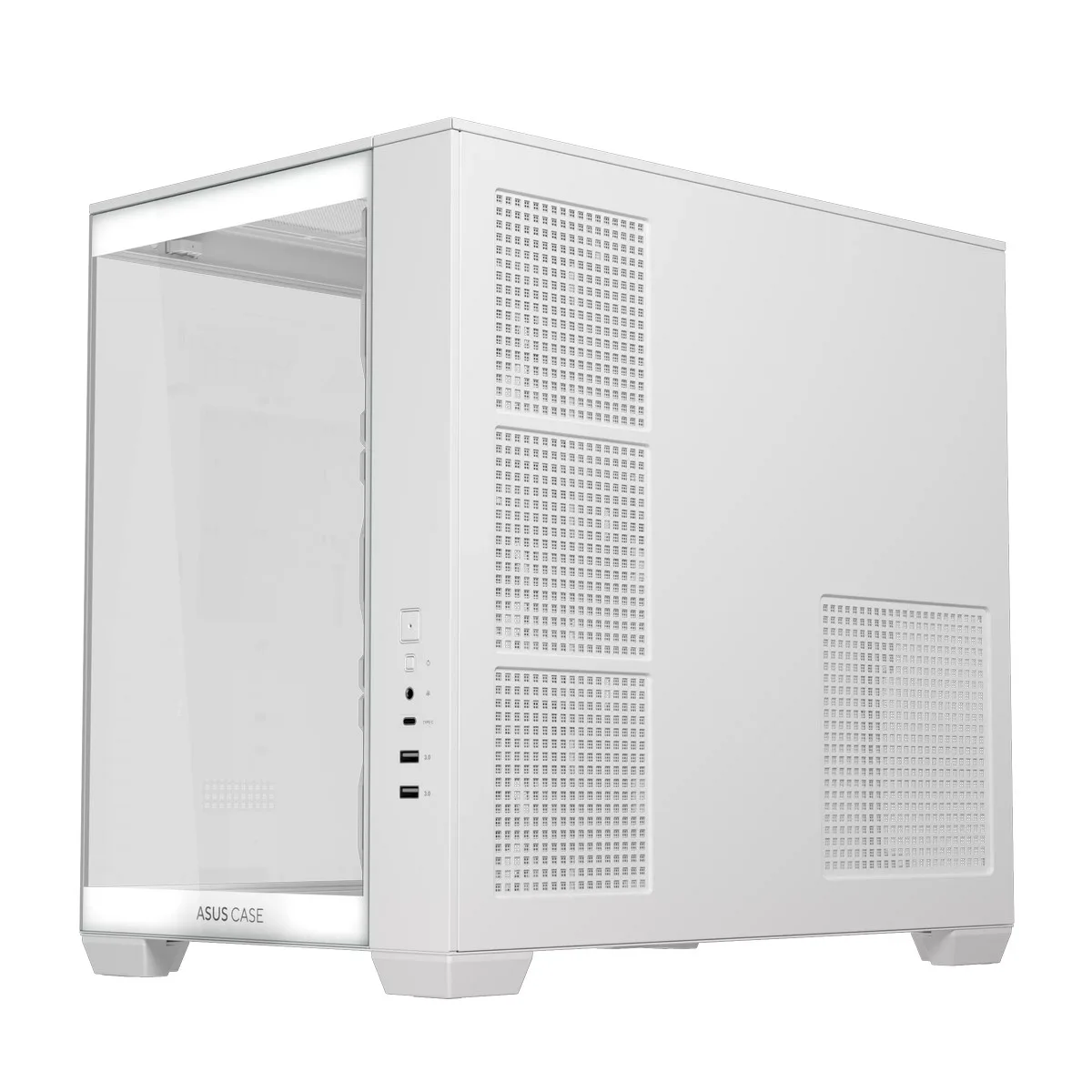 Asus A32 Plus ARGB Dual-Chamber Gaming Case - White 6