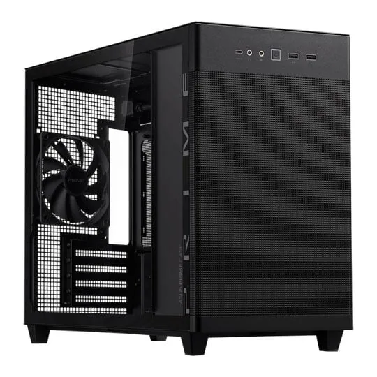 ASUS PRIME AP201 MicroATX Black Gaming Case
