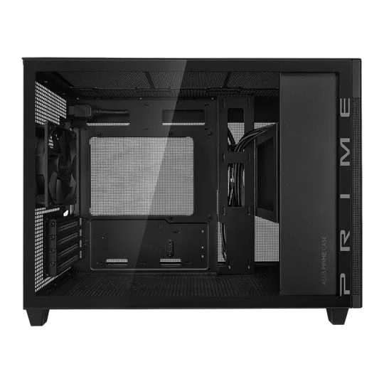 ASUS PRIME AP201 MicroATX Black Gaming Case 2
