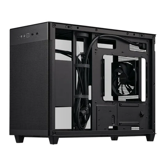 ASUS PRIME AP201 MicroATX Black Gaming Case 3
