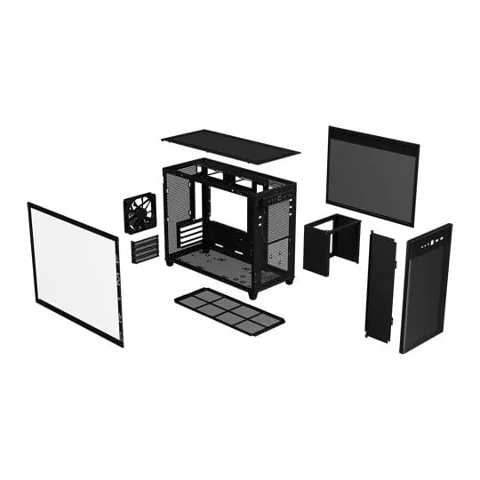 ASUS PRIME AP201 MicroATX Black Gaming Case 4