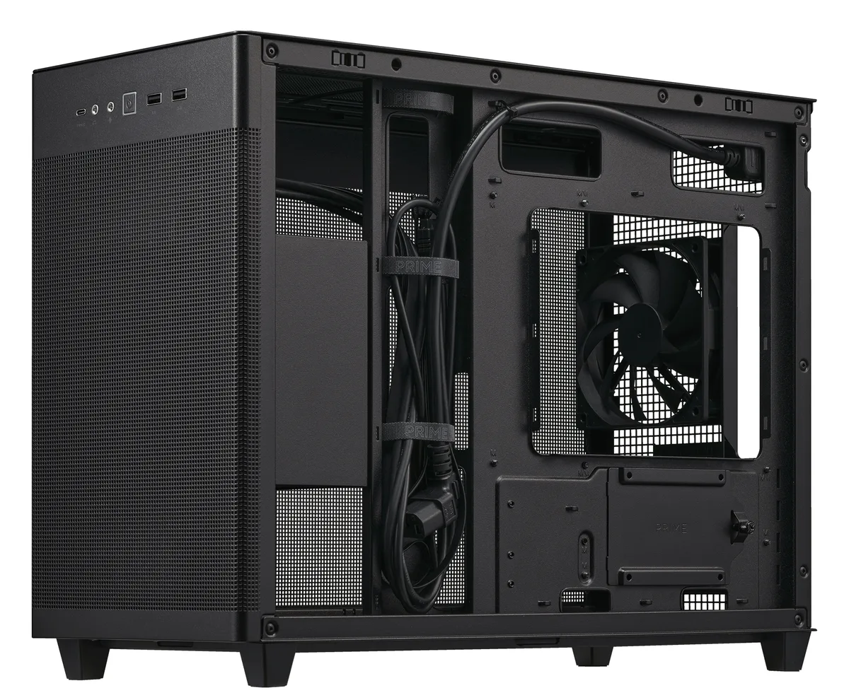 Asus Prime AP201 MicroATX Case - Black 4