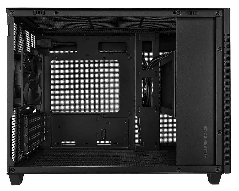 Asus Prime AP201 TG MicroATX Case - Black 3