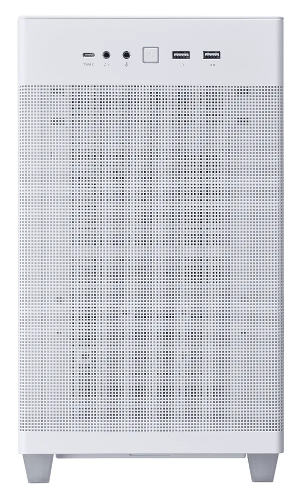 Asus Prime AP201 TG MicroATX Case - White 2