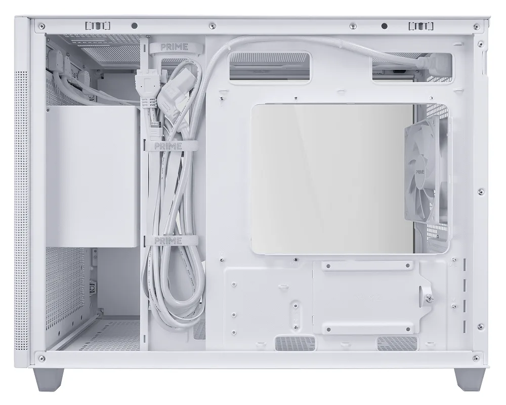 Asus Prime AP201 TG MicroATX Case - White 5