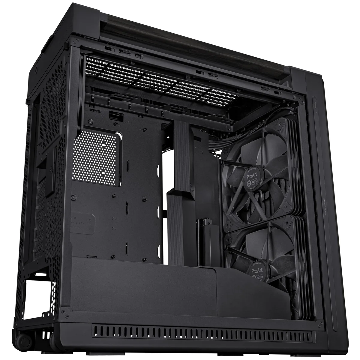 ASUS ProArt PA602 Wood Edition Black Mid Tower PC Case 10