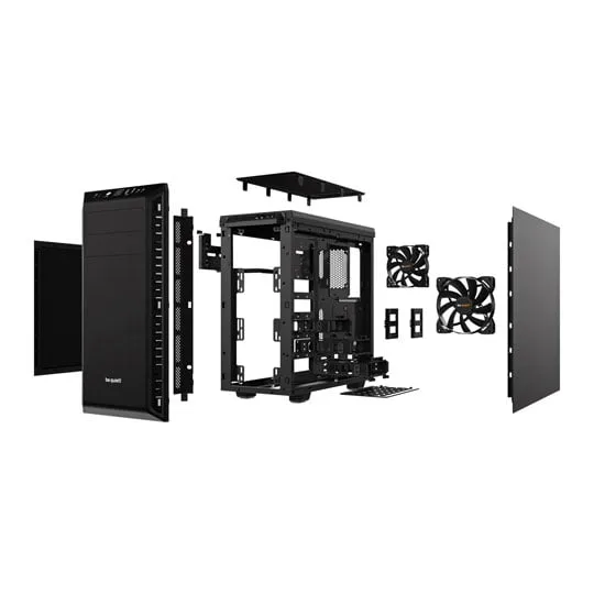 be quiet Black Pure Base 600 Quiet Mid Tower PC Gaming Case 2