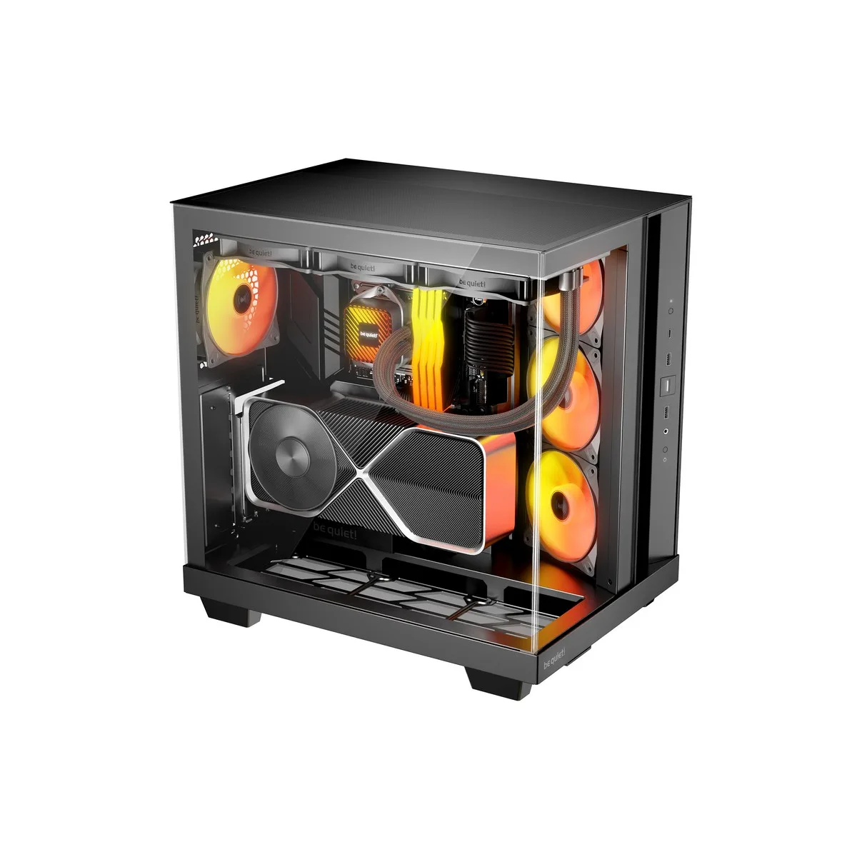 be quiet Light Base 500 LX ARGB Midi Tower Case - Black 3